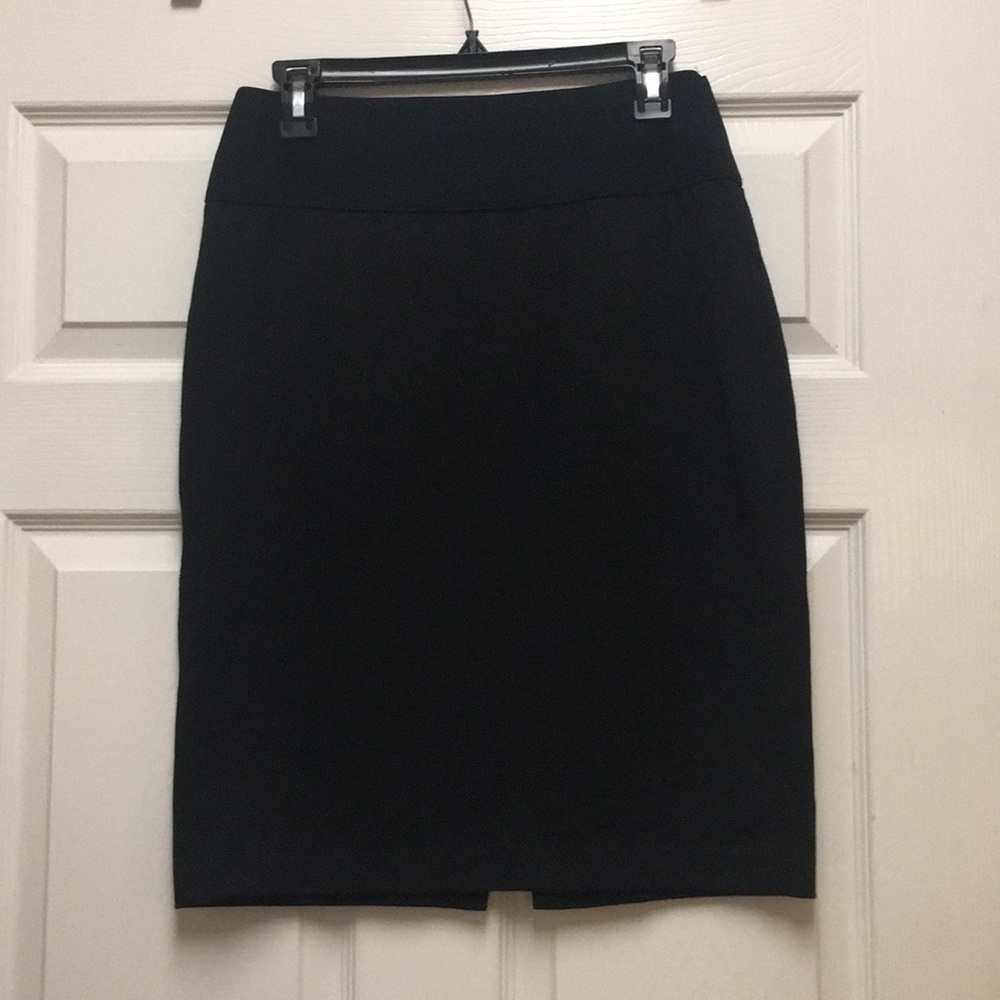 Black pencil skirt